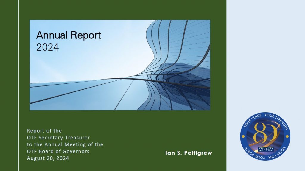 Annual Report cover